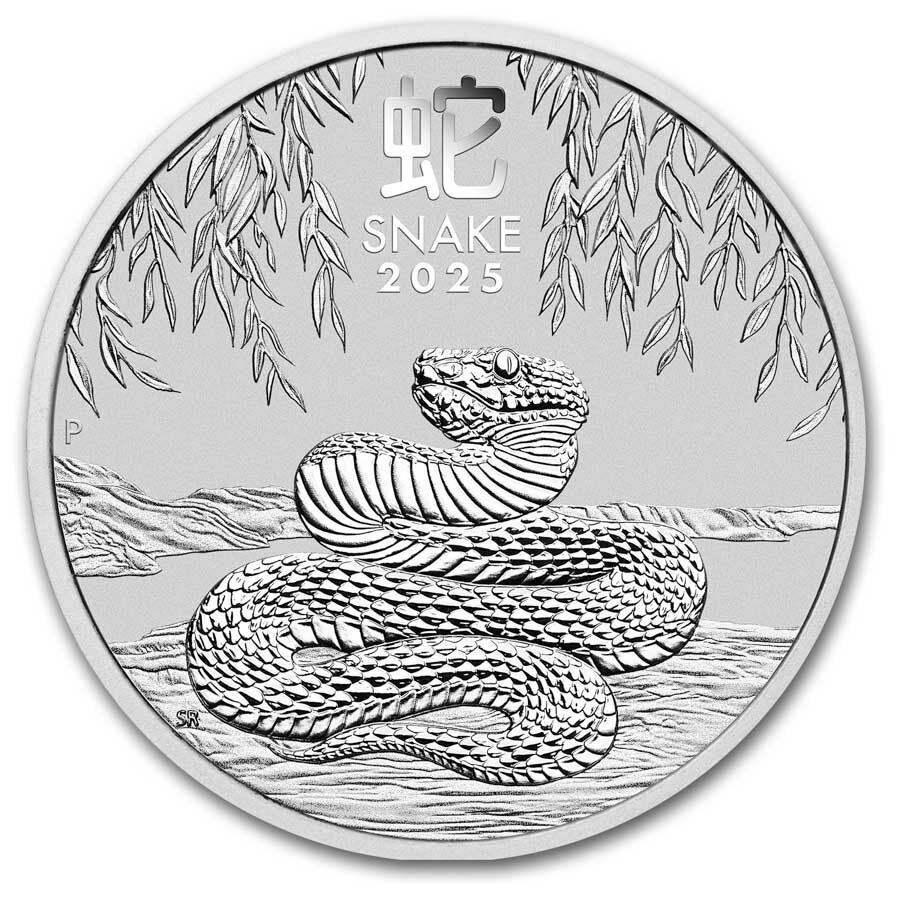 2025 AUS 1 oz Silver Lunar Snake BU SIII (MD® Premier+PCGS)