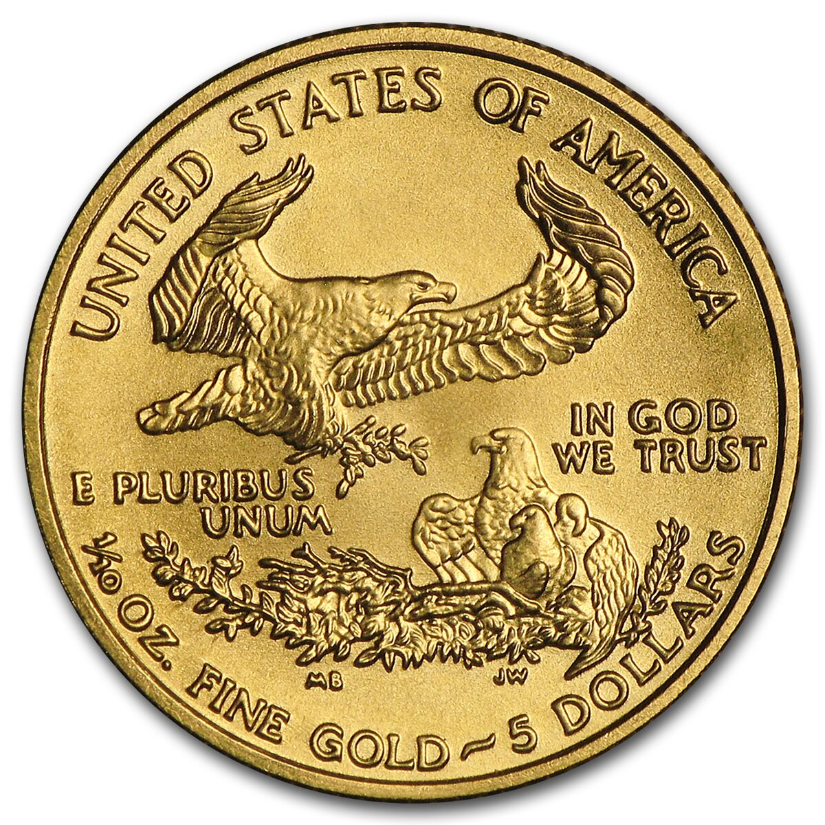 2008 1/10 oz American Gold Eagle BU