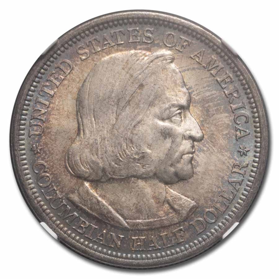 1892 Columbian Expo Half Dollar MS-65 NGC (Toned)