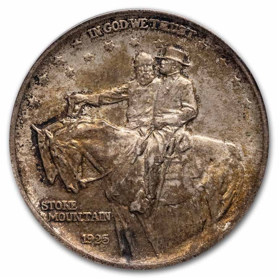 1925 Stone Mountain Memorial Half Dollar MS-63 PCGS (Toned)