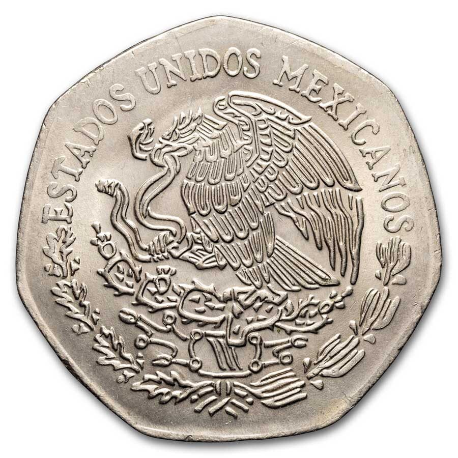 1974-1985 Mexico 10 Pesos AU/BU