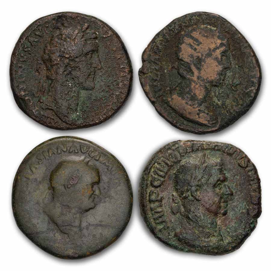 Roman Empire AE Sestertius (23 BC- 3rd century AD) (Random Coin)