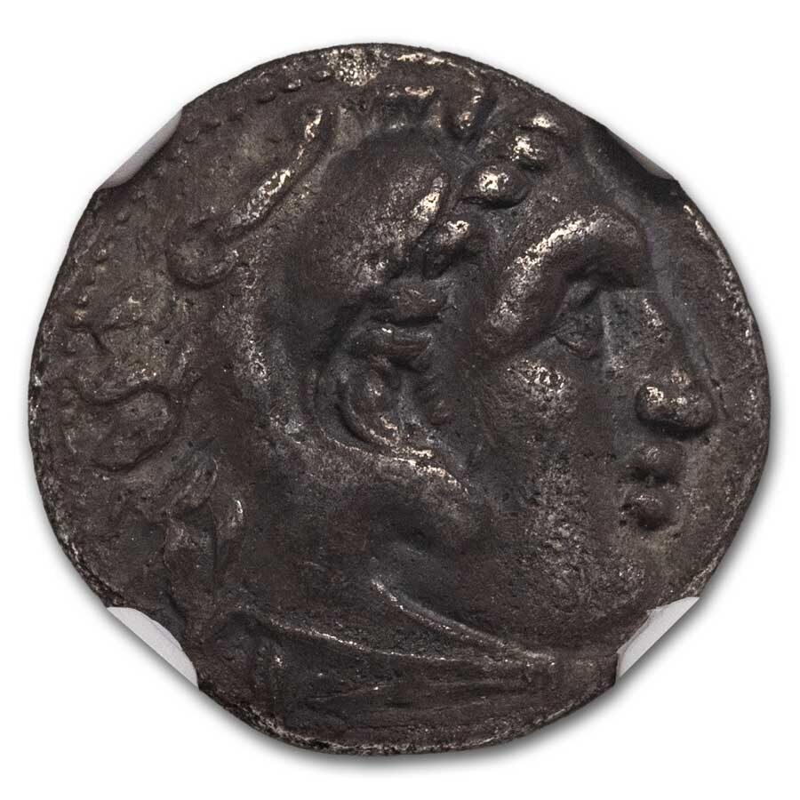 Macedon Alexander III Drachm (336-323 BC) Ch VF NGC Posthu. Issue