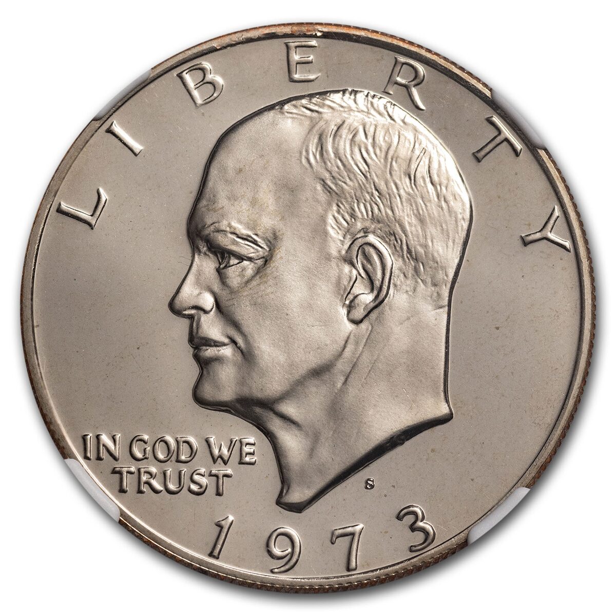 1973-S Clad Eisenhower Dollar PF-69 NGC