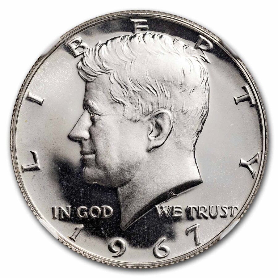 1967 Kennedy Half Dollar MS-67 Cameo NGC (SMS)