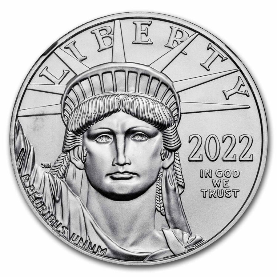 2022 1 oz American Platinum Eagle MS-70 NGC (Castle)