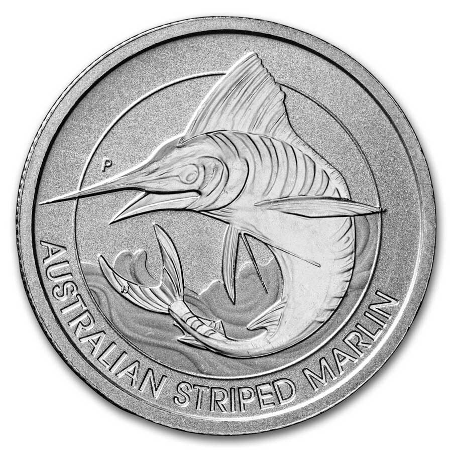 2020 Australia 1/3 oz Platinum Striped Marlin BU