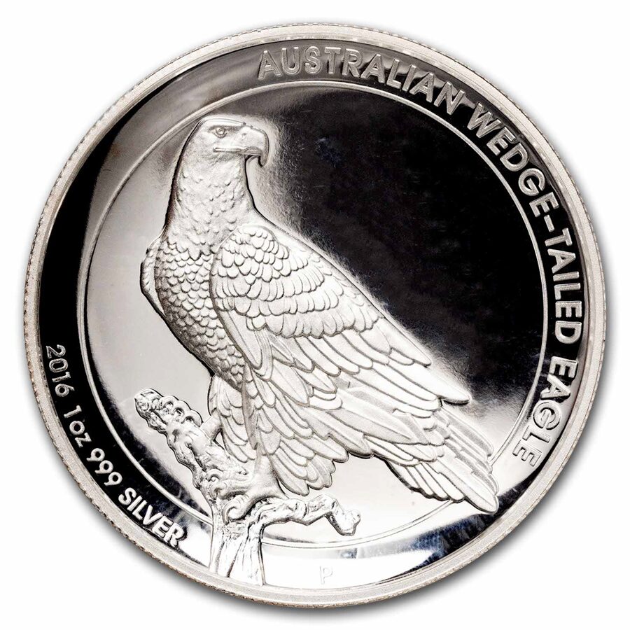 2016 AUS 1 oz Silver Wedge Tailed Eagle PF-70 UCAM NGC (Spotting)