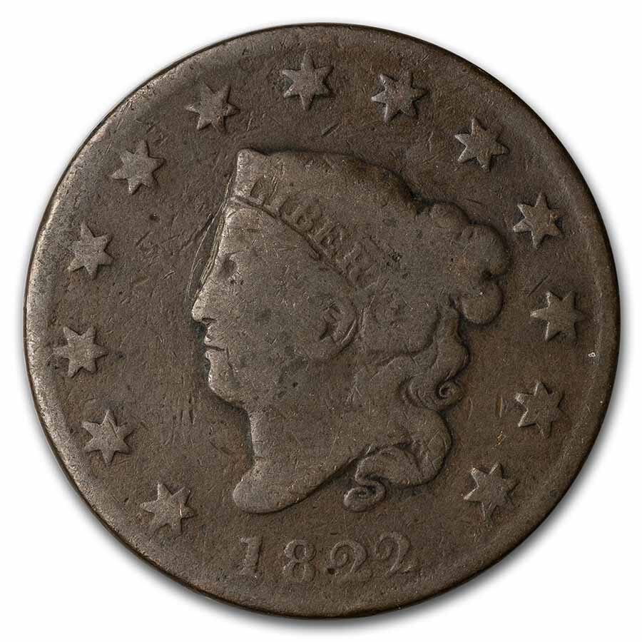 1822 Large Cent Good