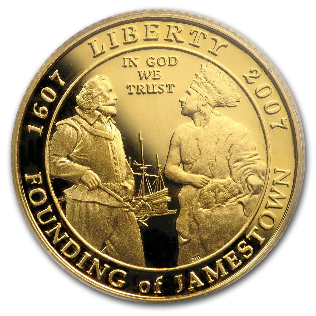 2007-W Gold $5 Commem Jamestown PR-69 PCGS