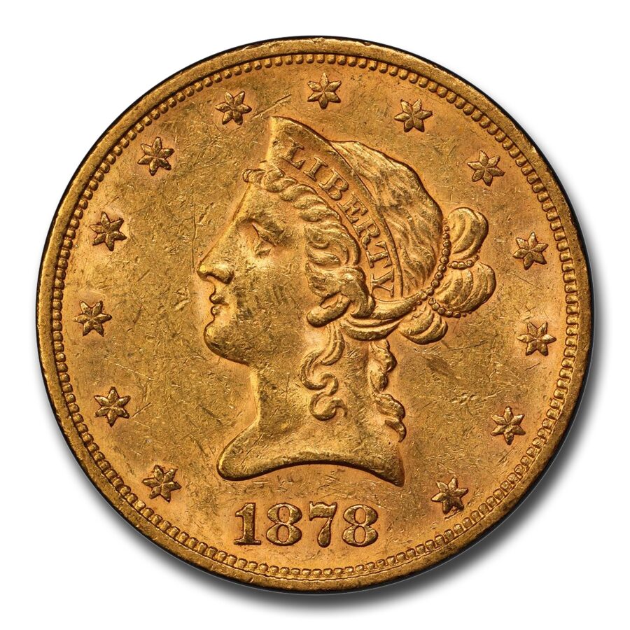 1878-S $10 Liberty Gold Eagle MS-61 PCGS