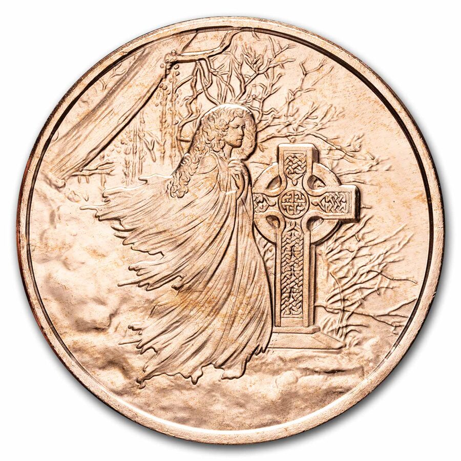 1 oz Copper Round - Celtic Lore: Banshee