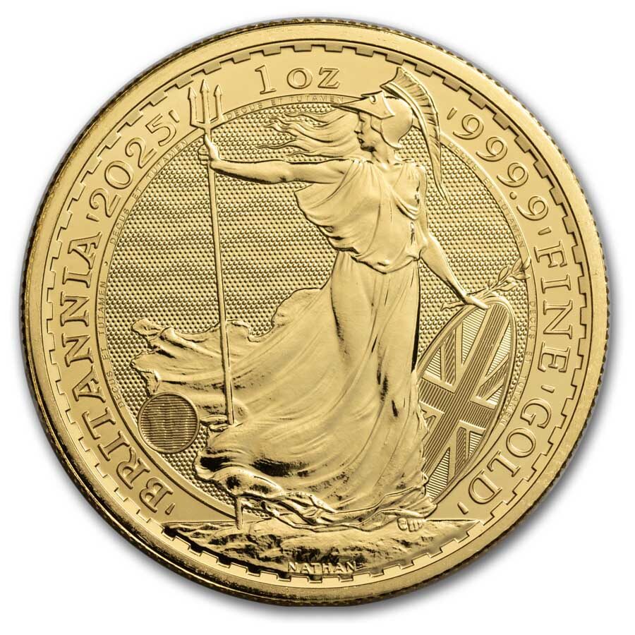 2025 GB 1 oz Gold Britannia MintDirect Premier + PCGS FS