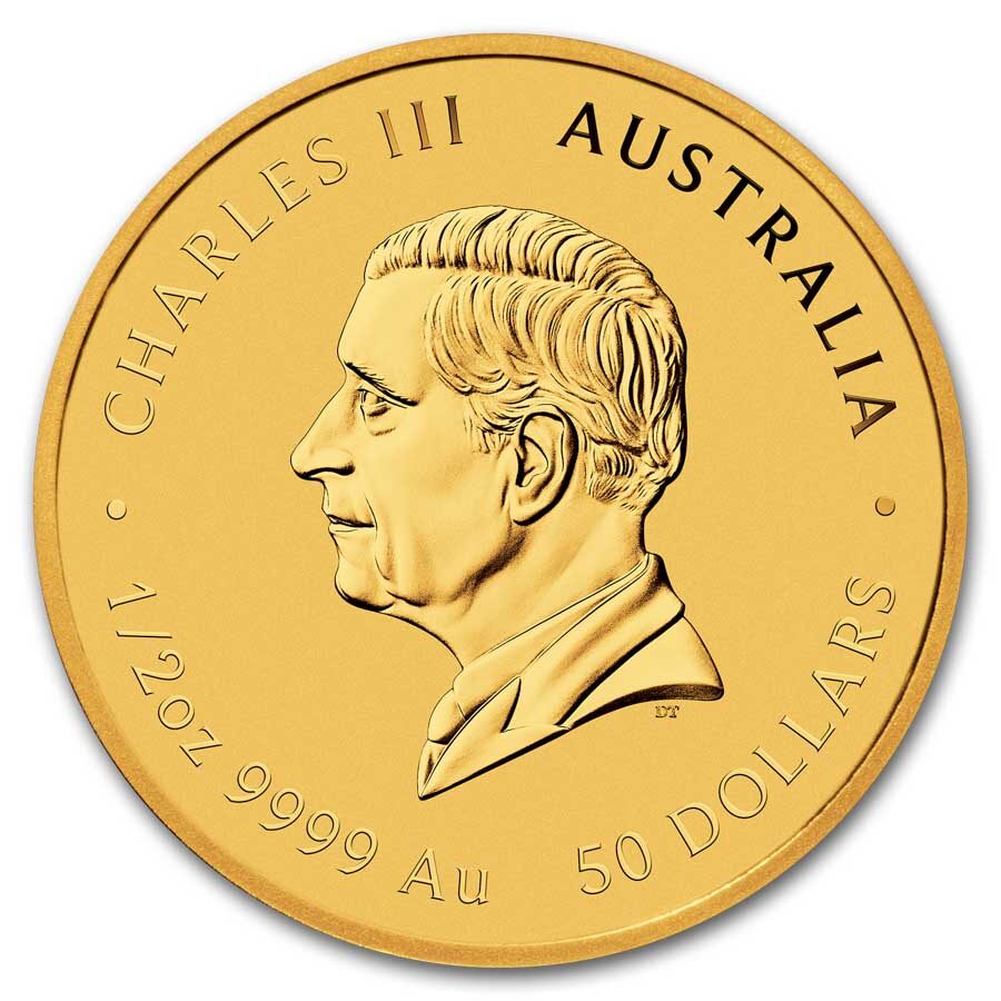 2025 Australia 1/2 oz Gold Lunar Snake BU (Series III)