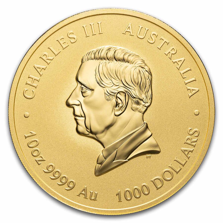 2025 Australia 10 oz Gold Lunar Snake BU (Series III)