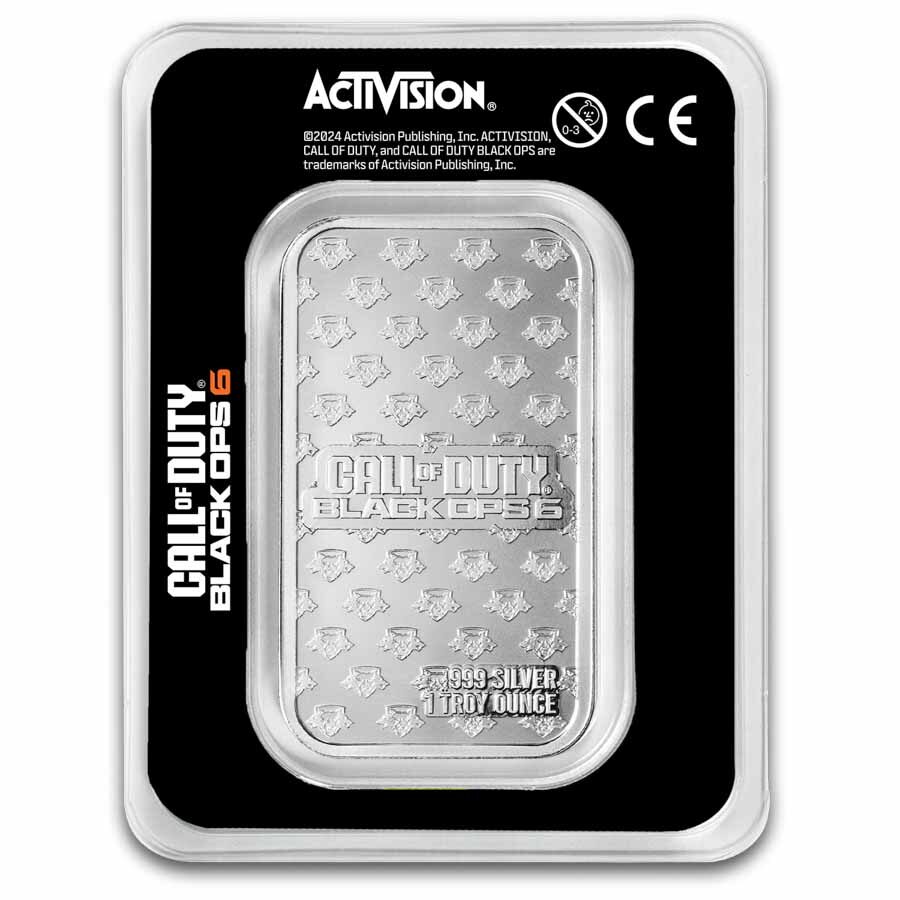 1 oz Silver Call of Duty™ Black Ops 6™ Colorized Bar in TEP