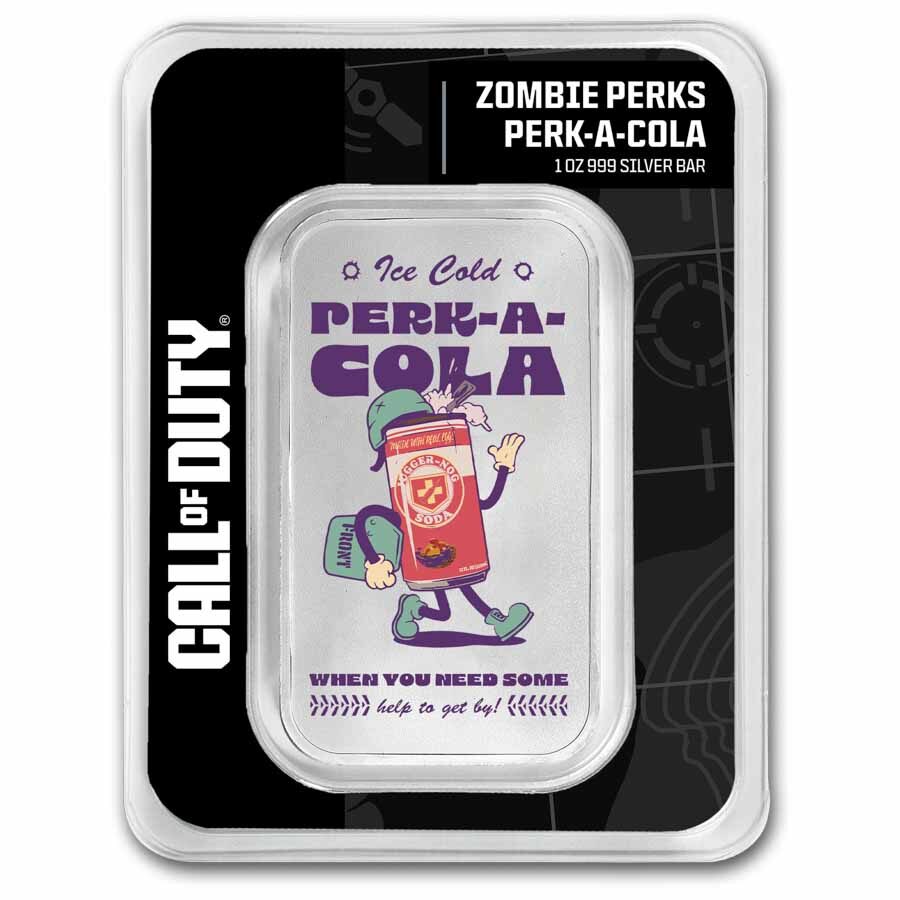 1 oz Silver Call of Duty™ Zombie Perks Bar Mystery Pack