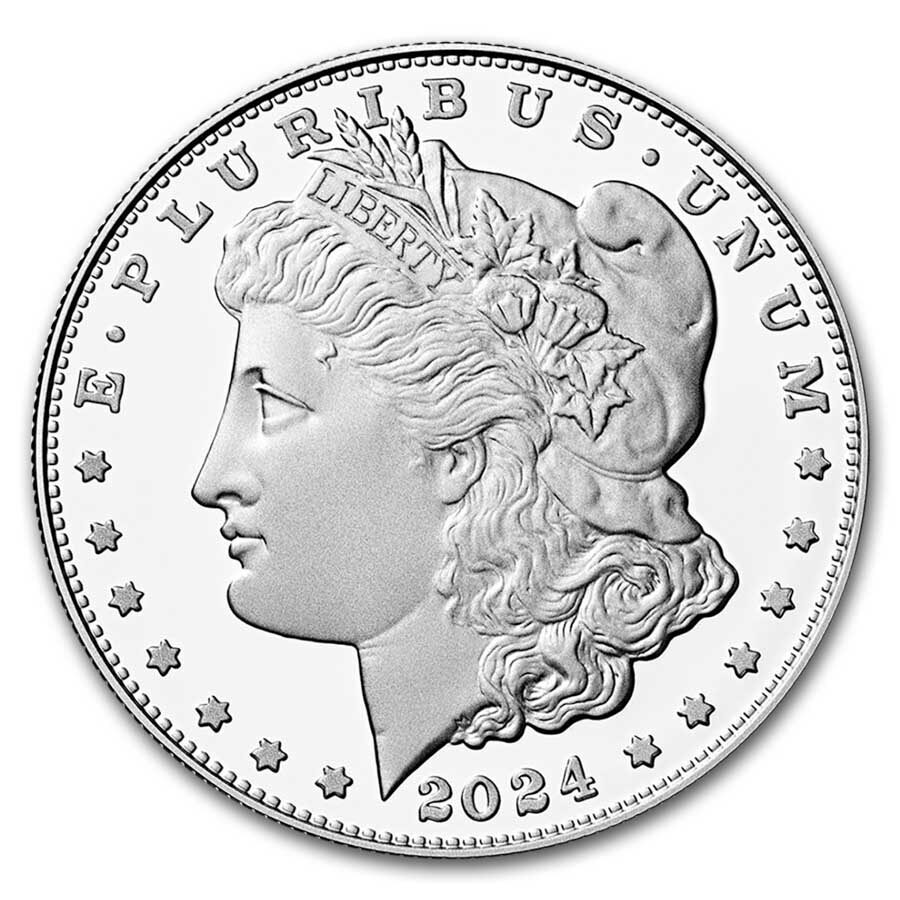 2024-S Proof Silver Morgan Dollar PR-70 PCGS (FDI, Morgan Label)