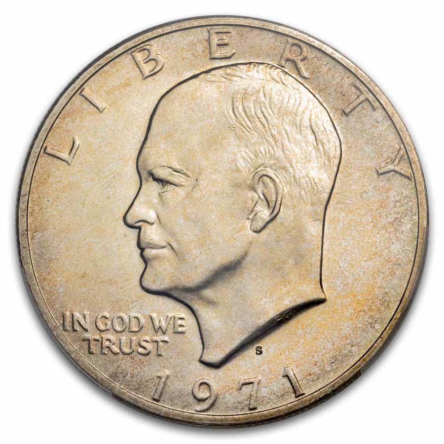 1971-S Silver Eisenhower Dollar MS-67 PCGS