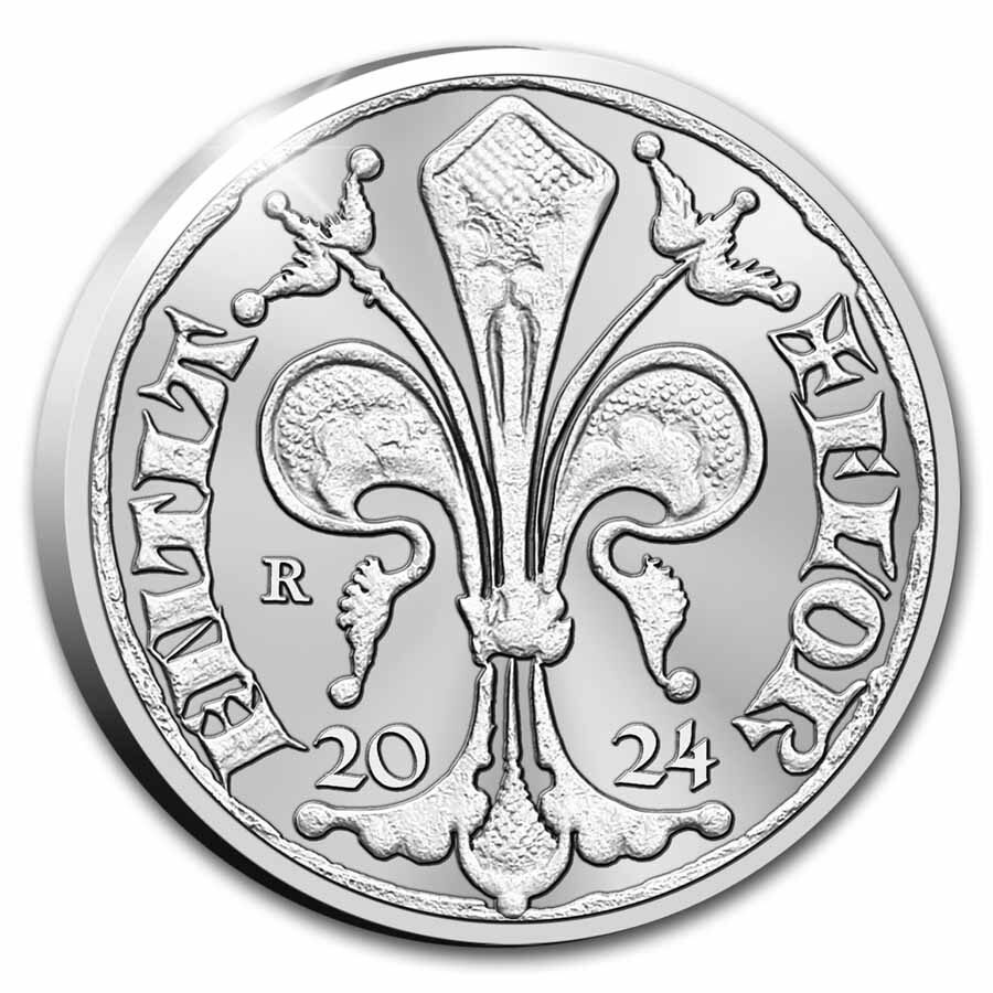 2024 Netherlands 2 oz Proof Silver Florin (w/ Box & COA)