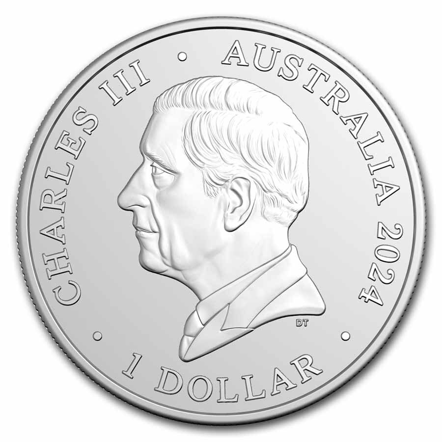 2024 Australia 1 oz Silver $1 Kangaroo BU