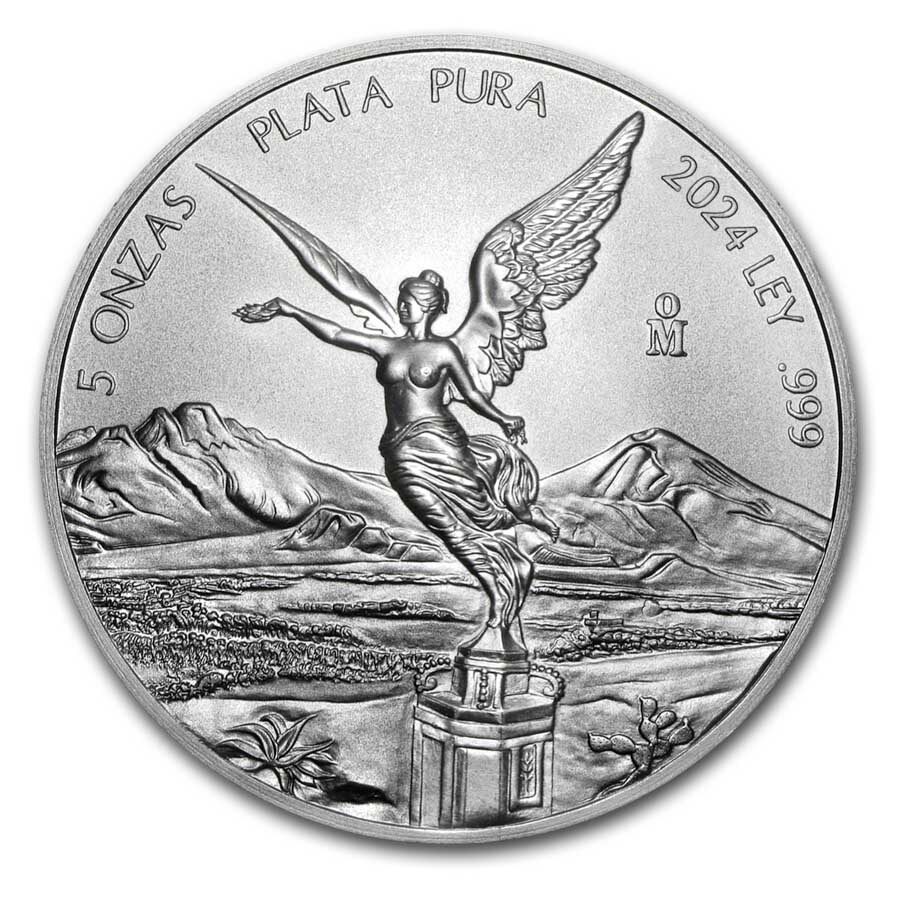 2024 Mexico 5 oz Silver Libertad MS-70 PCGS (FirstStrike®)