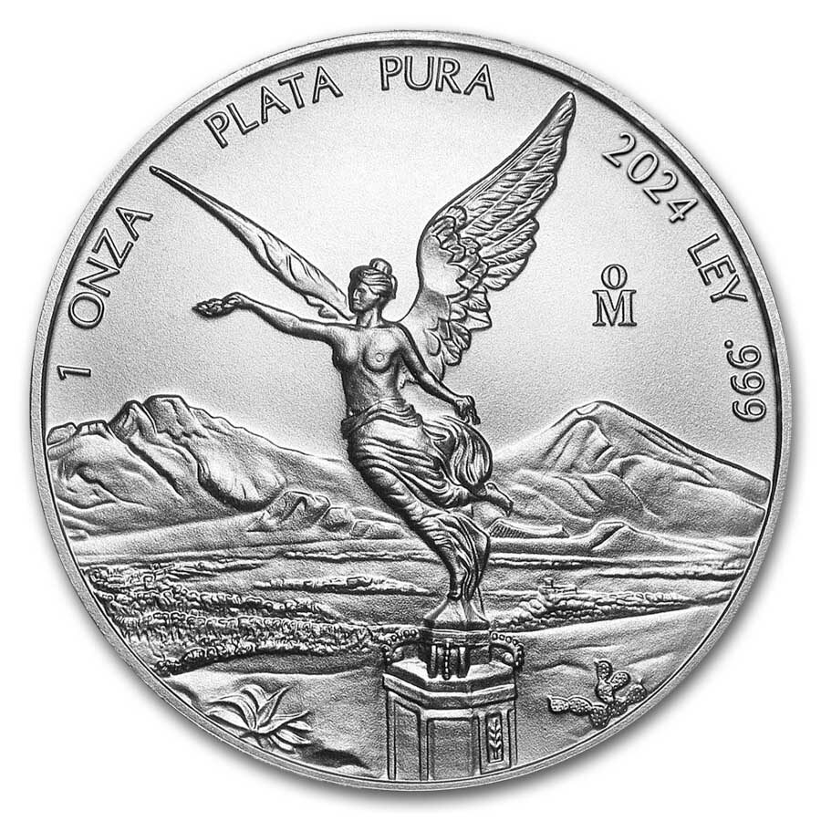 2024 Mexico 1 oz Silver Libertad MS-70 PCGS (FDI, Green Label)