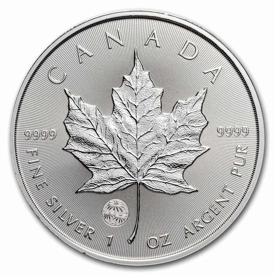 2025 RCM $5 1 oz Ag Treasured Silver Maple Leaf Congratulations