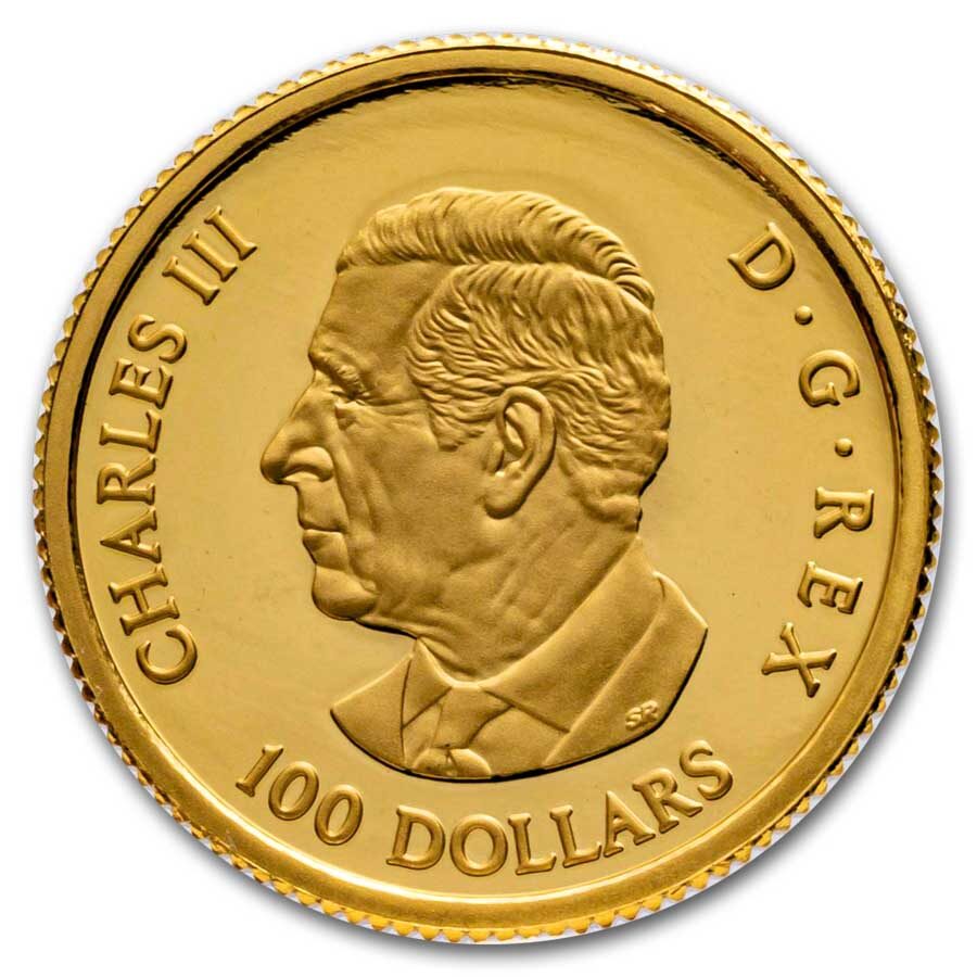 2025 Canada Gold $100 80th Anniv of the End of WWII in Europe