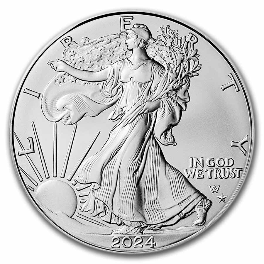 2024-(P) American Silver Eagle Star Privy MS-70 PCGS (FS)