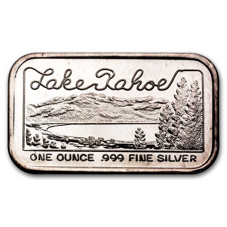 1 oz Silver Bar - Lake Tahoe