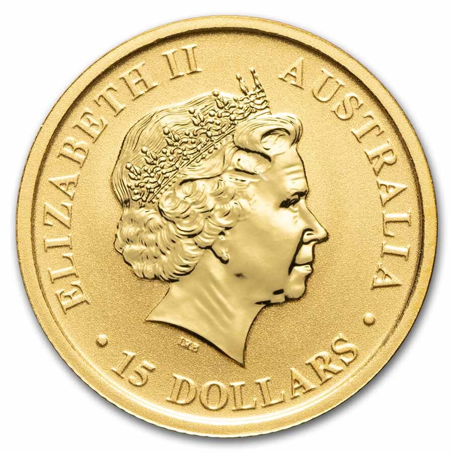 Australia 1/10 oz Gold Kangaroo BU (Random Year)