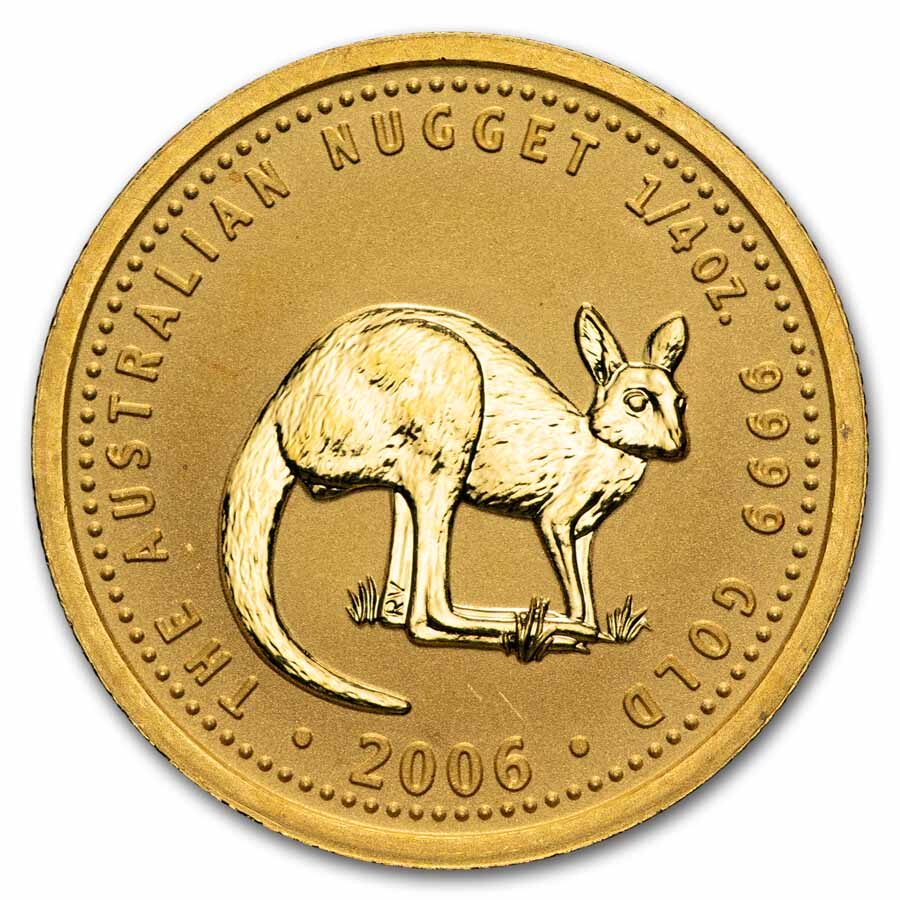 Australia 1/4 oz Gold Nugget BU (Random Year)