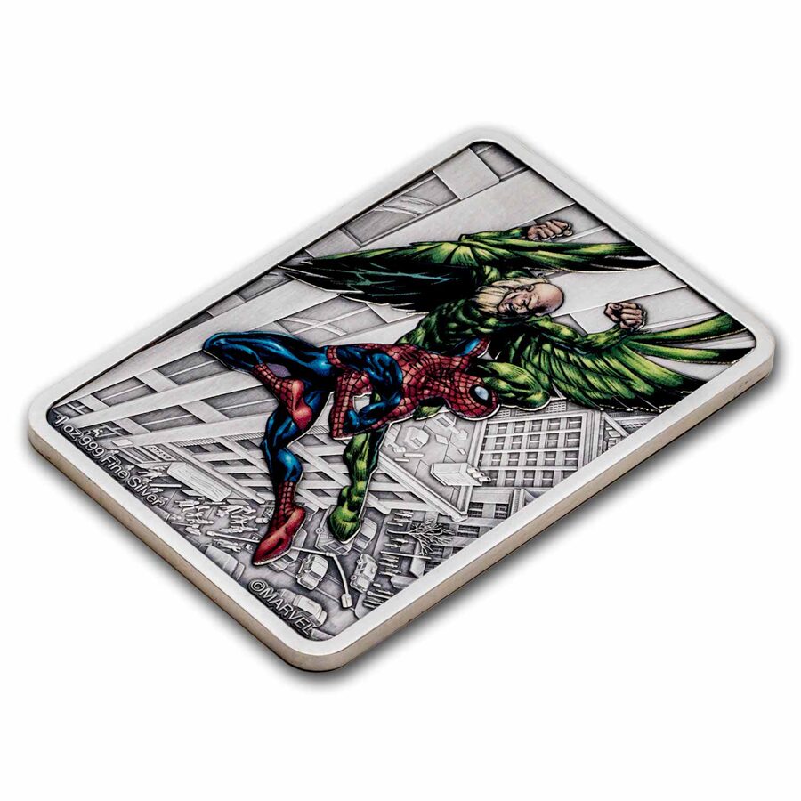 2024 Niue 1 oz Silver $2 Spider-Man Villains: Vulture