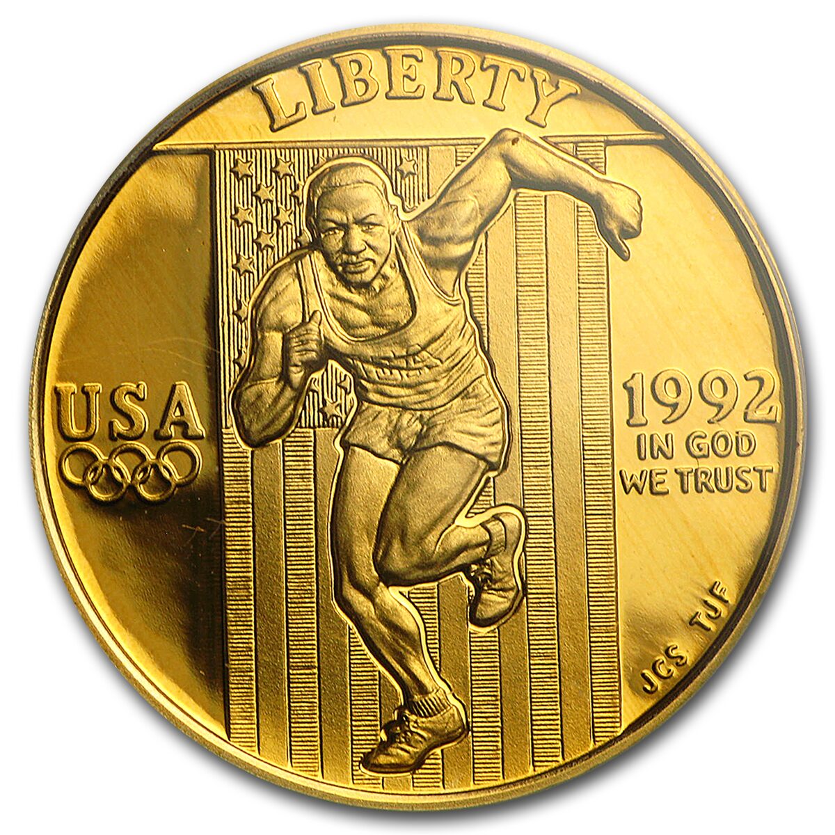 1992-W Gold $5 Commem Olympic PR-70 PCGS