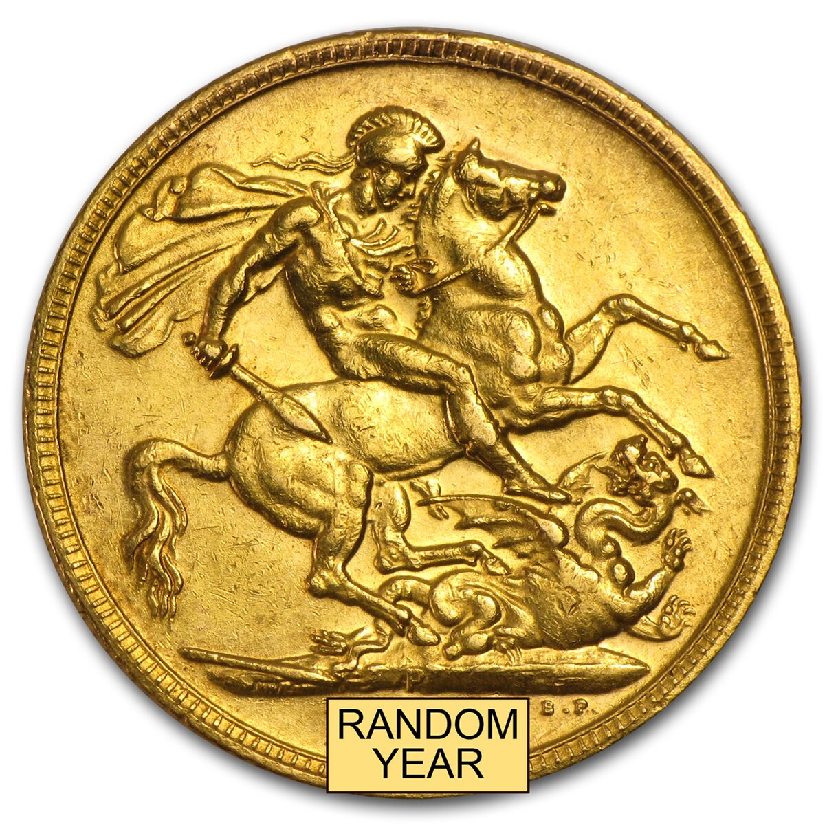 1902-1910 Great Britain Gold Sovereign Edward VII Avg Circ