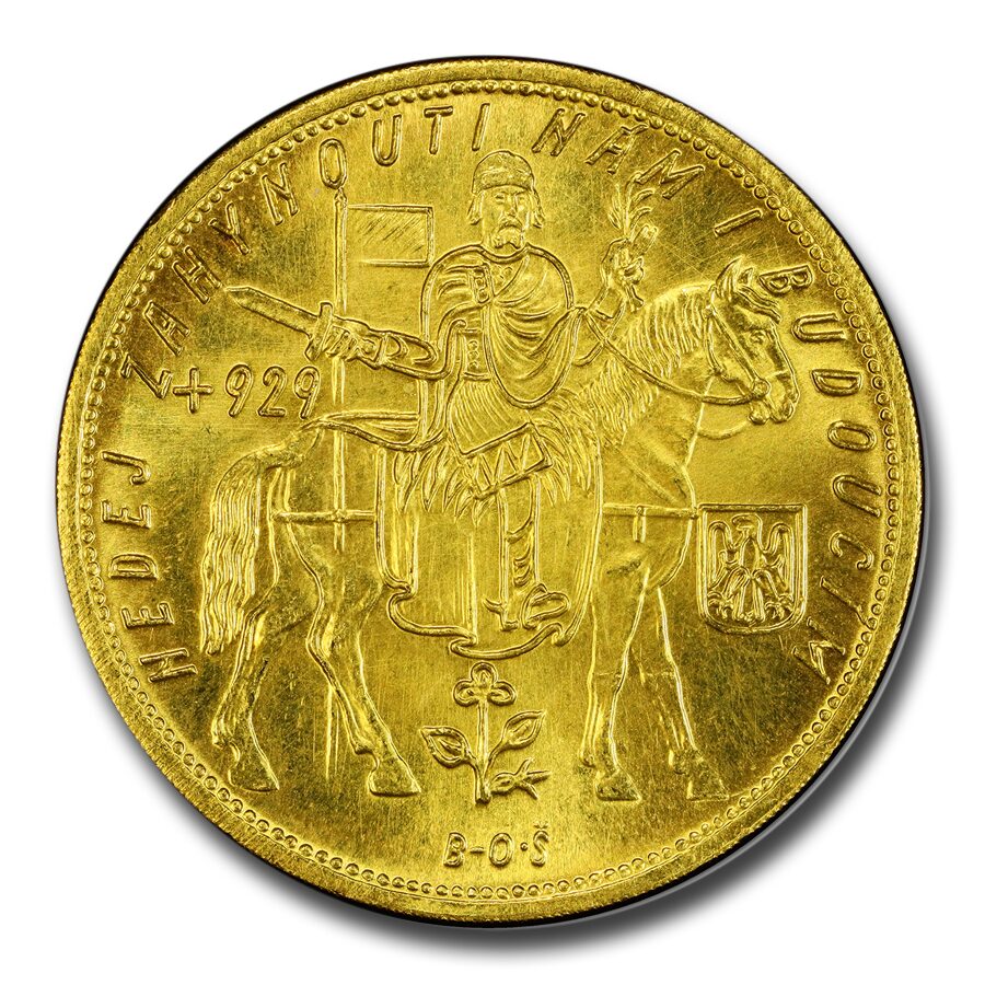 1936 Czechoslovakia Gold 5 Ducats MS-65 PCGS