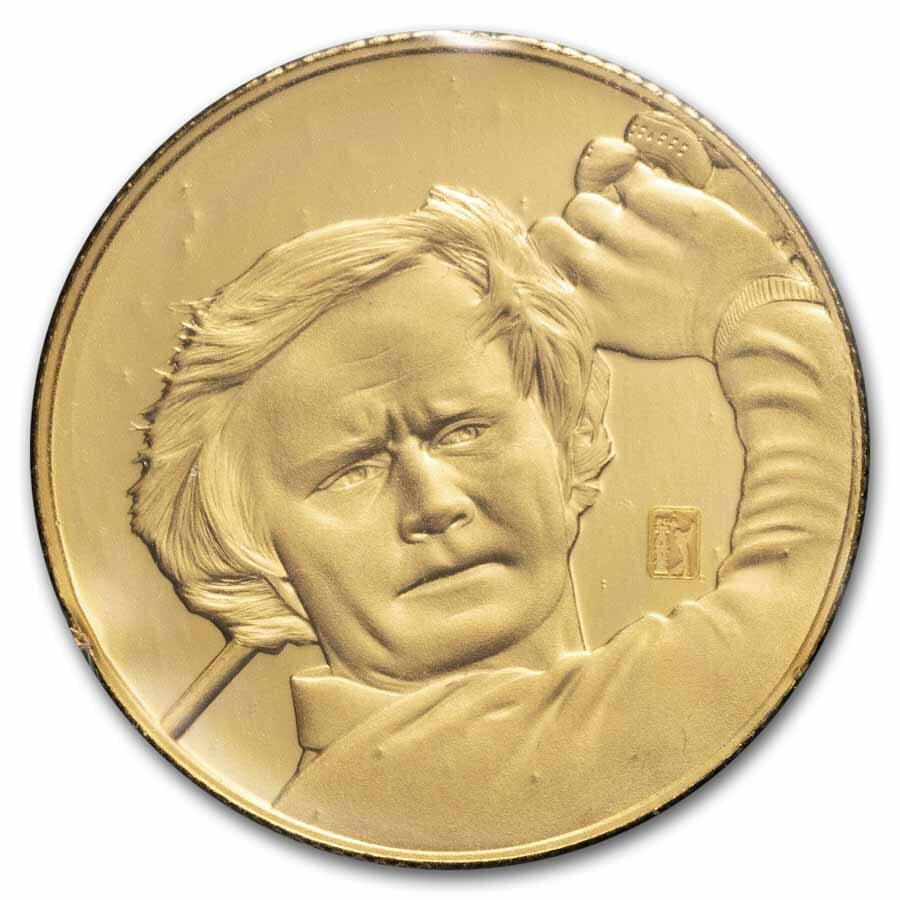 2023 Solomon Islands 1/4 oz Gold $25 Jack Nicklaus Proof