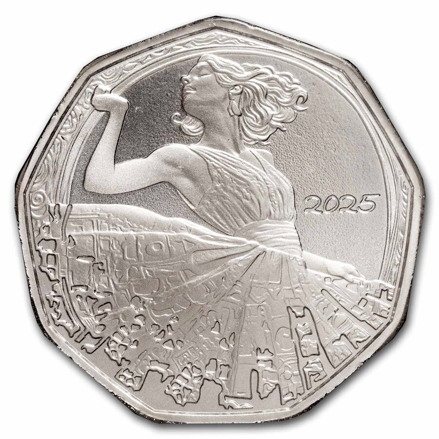 2025 Austria Silver €5 New Year's: Dance Away