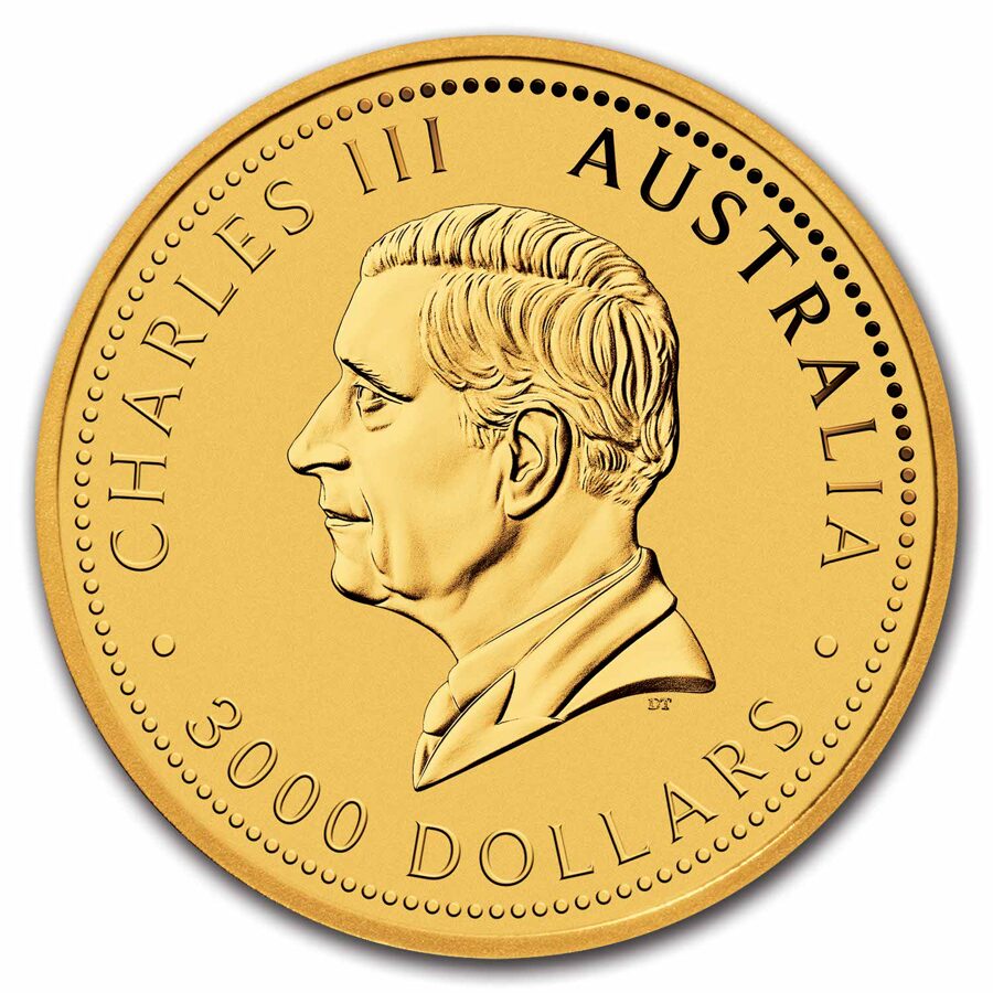 2025 Australia 1 kilo Gold Kangaroo BU