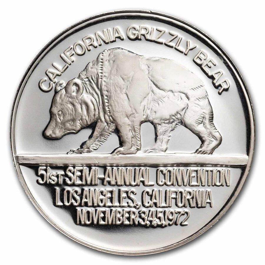 1 oz Silver Art Round- CSNA Los Angeles California (Random Motif)