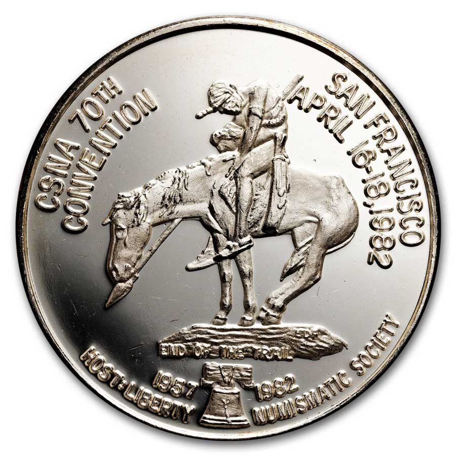 1 oz Silver Art Round - CSNA San Francisco CA (Random Motif)