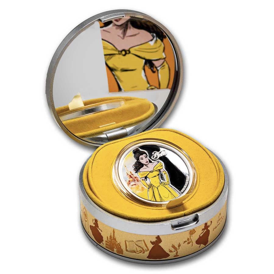 2024 Niue 1 oz Silver $2 Disney Belle in Special Jewelry Box