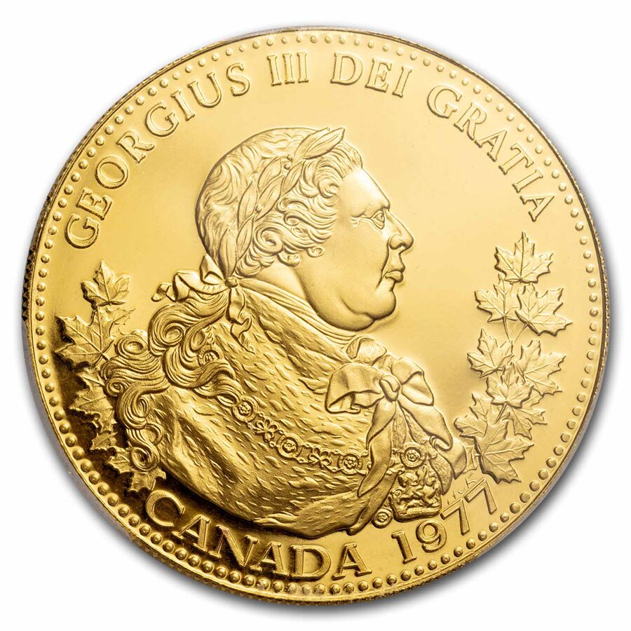1977 Canada 1 oz Gold JM & Mallory (Beaver/Castor) PR-67 PCGS