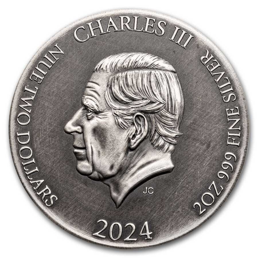 2024 2 oz Silver Coin - Biblical Series (Philistines Return Ark)