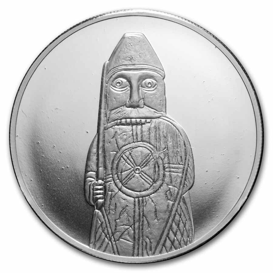 2023 2.5 oz Silver $5 SI British Museum - 12th Century Berserker