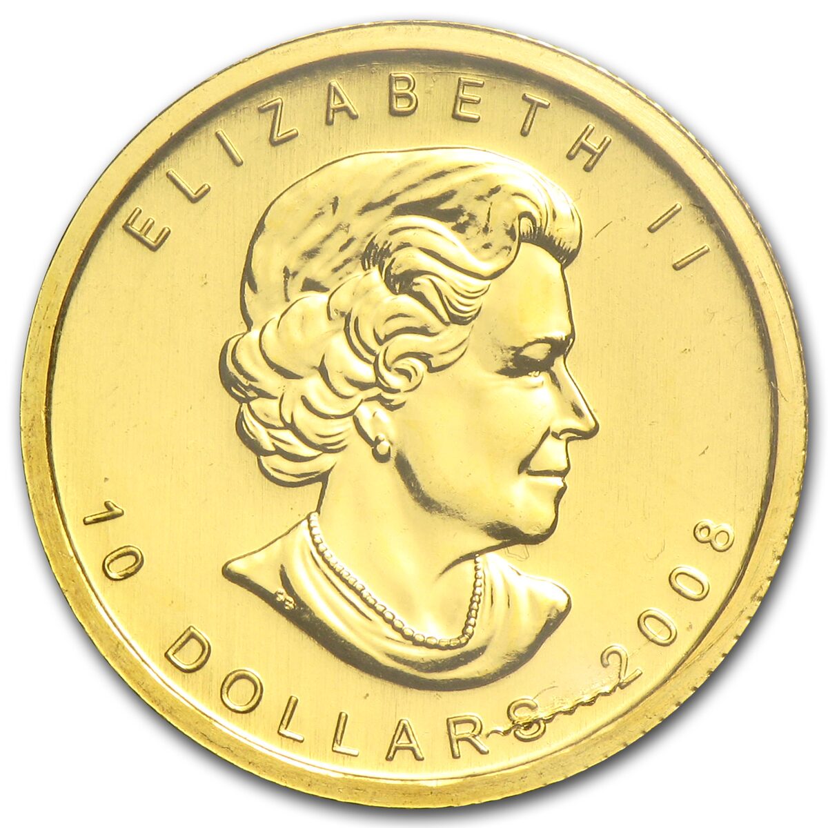 2008 Canada 1/4 oz Gold Maple Leaf BU