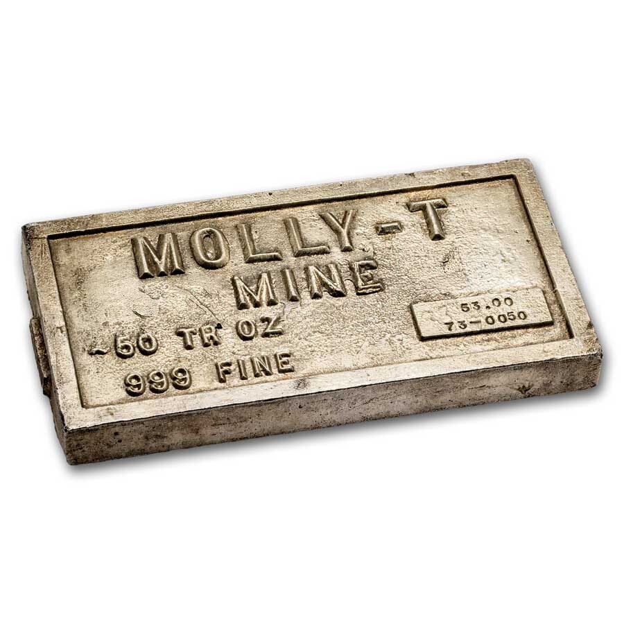 53.00 oz Silver Bar - Molly-T Mine