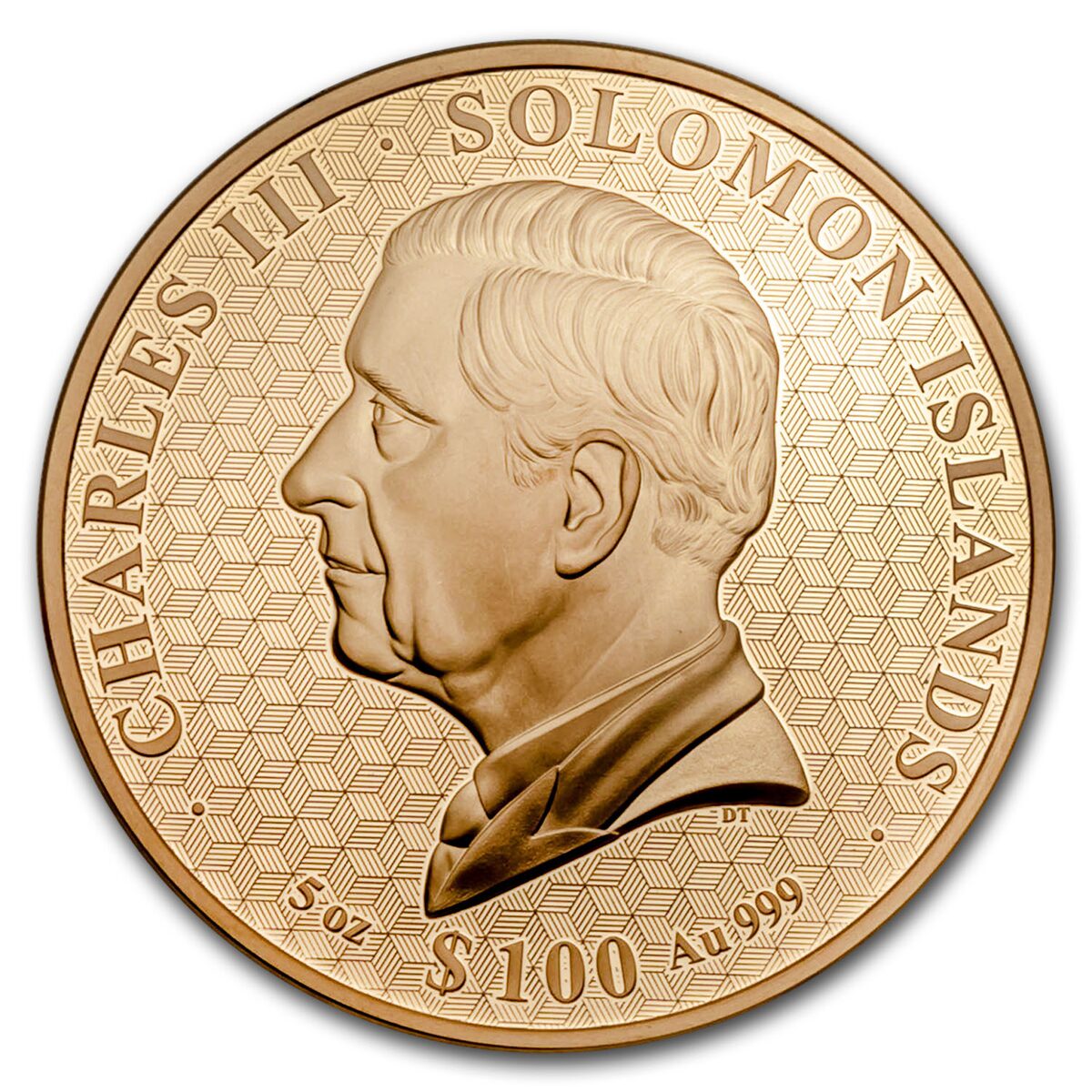 2025 Solomon Isl. 5 oz Gold Mother of Pearl Mount Rushmore