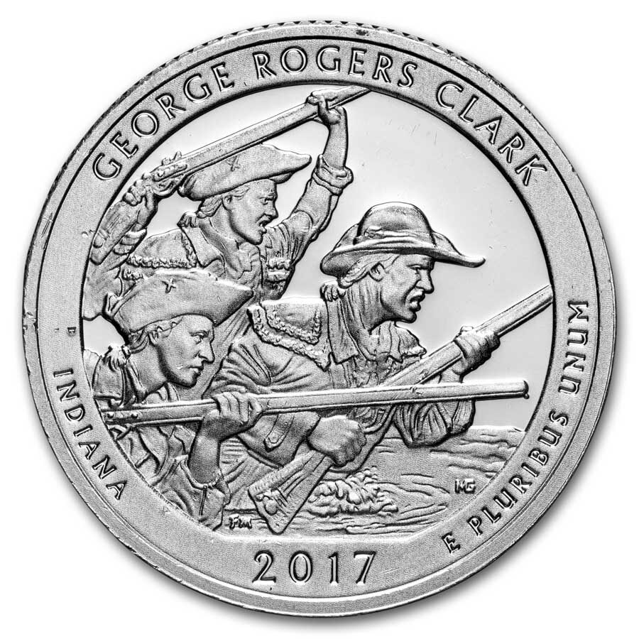2017-S ATB Quarter George Rogers Clark Proof (Silver)